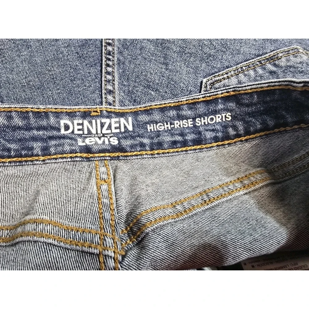 denizen from Levi's Cut Off‎ Hi-rise Shorts 14 Women's Logo